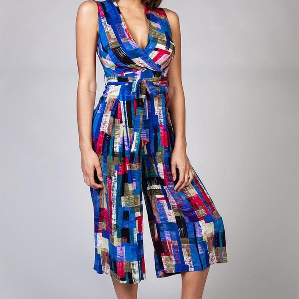 AlbaMay Blue Jumpsuit